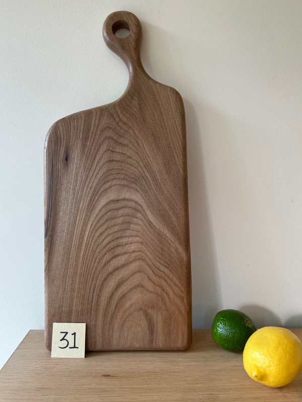 Elm Serving  Board 031 - Hand Made By Mike